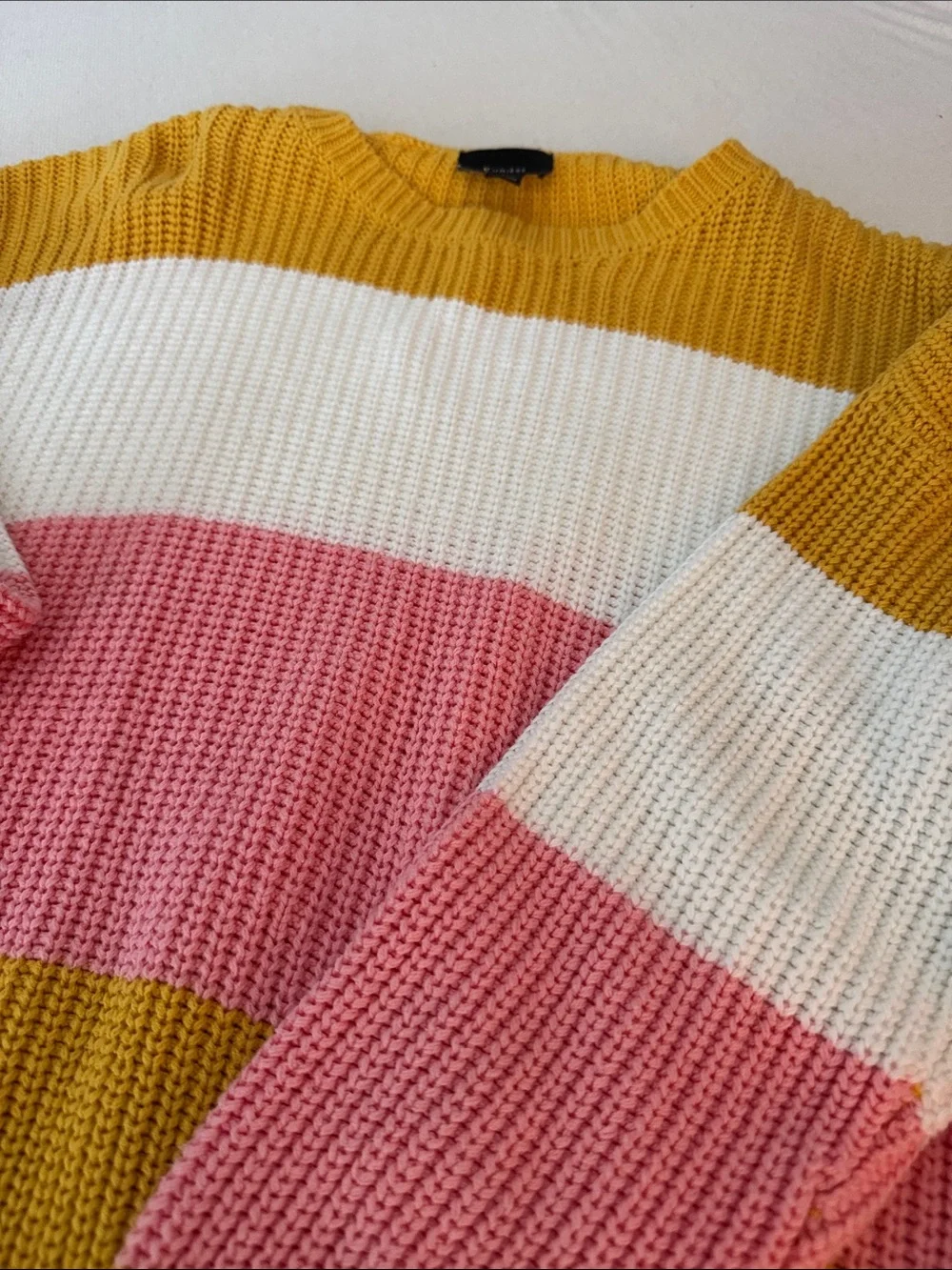 VICI Striped Color Block Crewneck Sweater Bundle - Lumière Size M - Picture 7 of 7